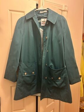 Misty Harbor Teal Utility Jacket - Women's Lightweight Button Coat